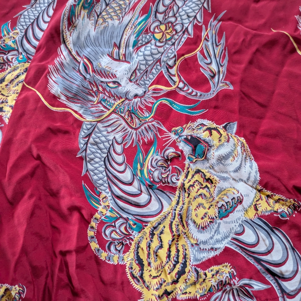 Trashy Diva high waisted shorts 'Dragons and Tigers' print - Picture 9 of 14